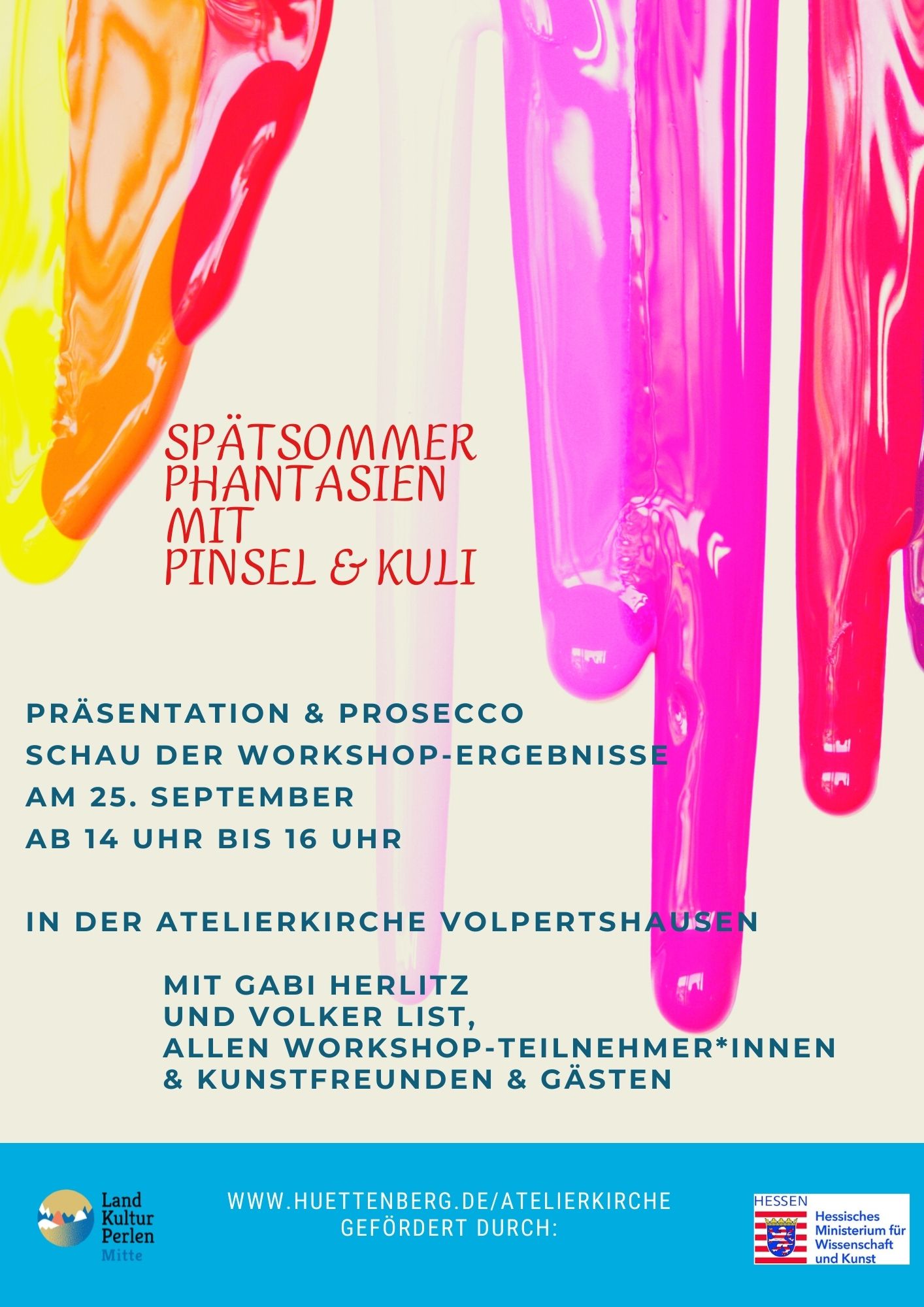 Einladung Präsentation Worshopergebnisse Atelierkirche