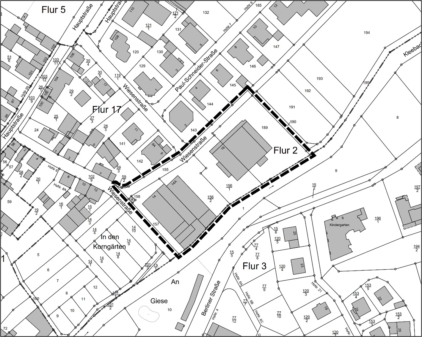 Bauleitplanung der Gemeinde Hüttenberg, OT Hüttenberg (Hochelheim)