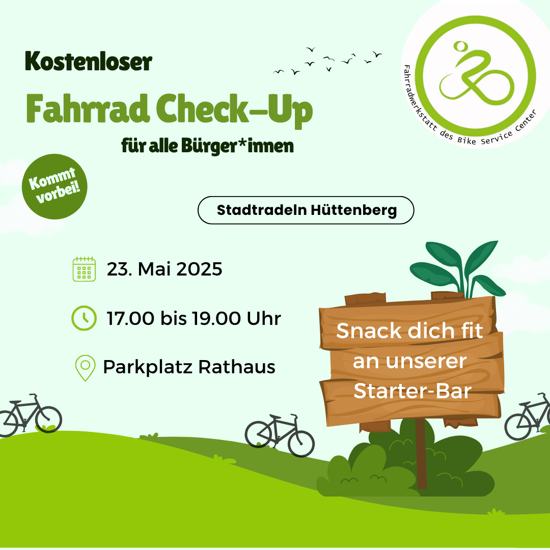 Hüttenberg startet zum dritten Mal beim STADTRADLEN. In 2024 wollen wir wieder ganz vorne dabei sein. Um noch mehr Menschen Lust aufs Radfahren zu machen, gibt es in diesem Jahr eine Fahrradrallye (1)